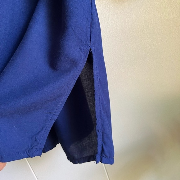 Lane Bryant Royal Blue Embroidered Boho Peasant Beach Tunic Dress Top Sz… - Picture 4 of 6